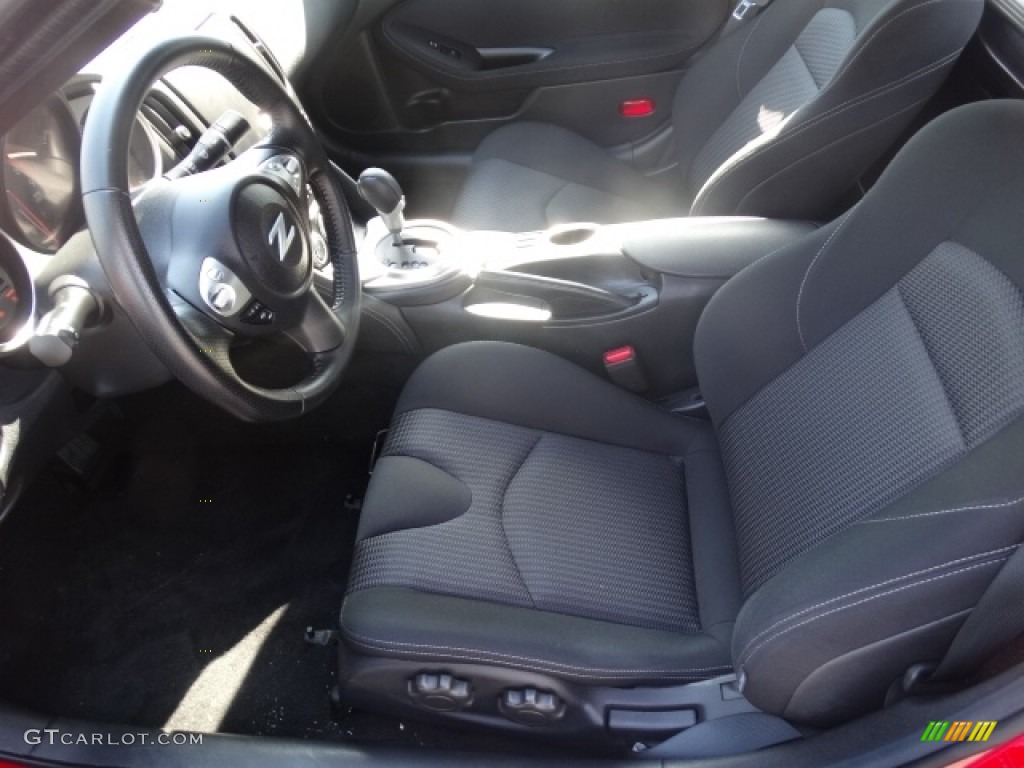 Black Interior 2016 Nissan 370Z Sport Coupe Photo #112988406