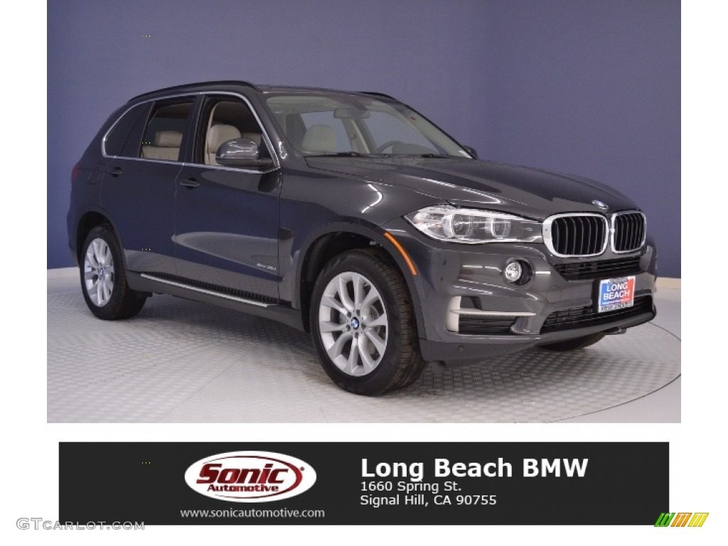 2016 X5 xDrive35d - Space Gray Metallic / Ivory White/Black photo #1