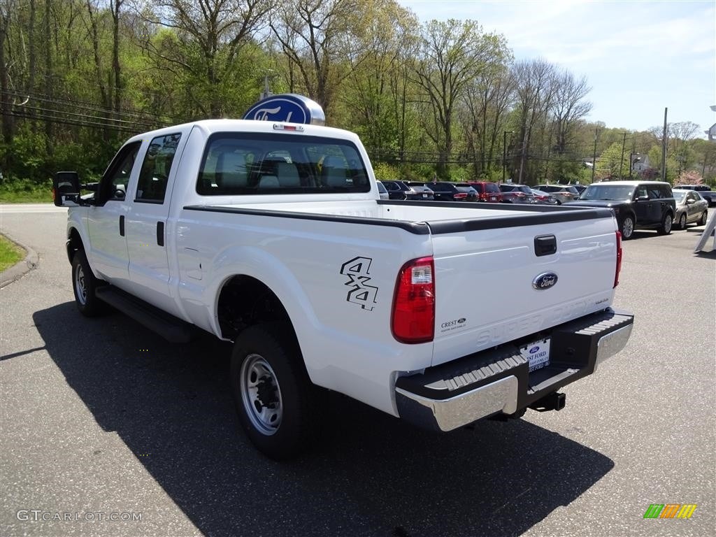 2016 F250 Super Duty XL Crew Cab 4x4 - Oxford White / Steel photo #5