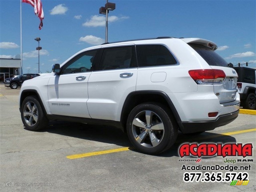 2016 Grand Cherokee Limited - Bright White / Black/Light Frost Beige photo #2