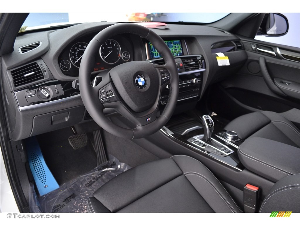 2016 X3 xDrive28i - Mineral White Metallic / Black photo #6