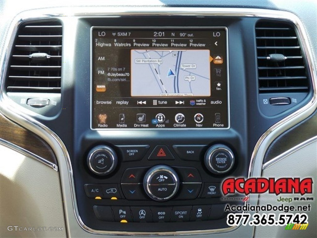 2016 Grand Cherokee Limited - Bright White / Black/Light Frost Beige photo #7