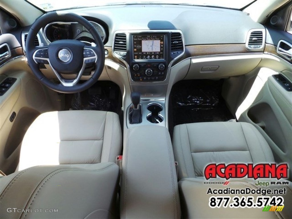 2016 Grand Cherokee Limited - Bright White / Black/Light Frost Beige photo #9