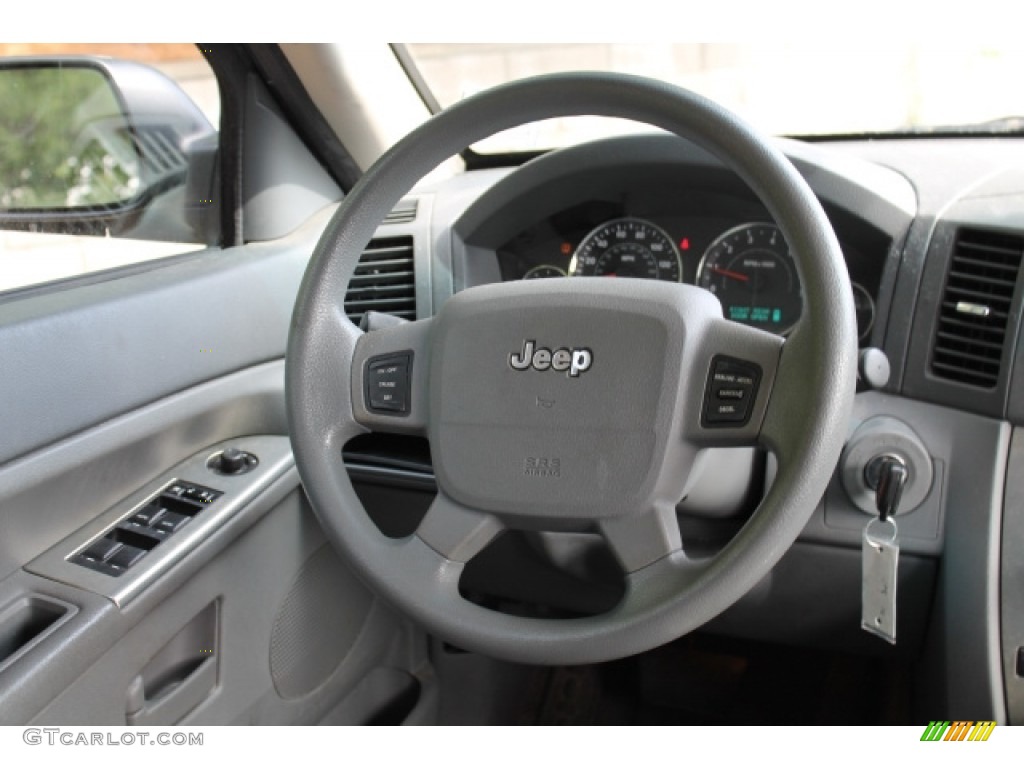 2007 Grand Cherokee Laredo 4x4 - Steel Blue Metallic / Medium Slate Gray photo #11