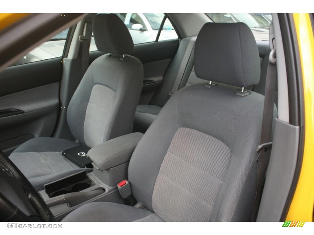 2003 MAZDA6 i Sedan - Speed Yellow / Gray photo #20