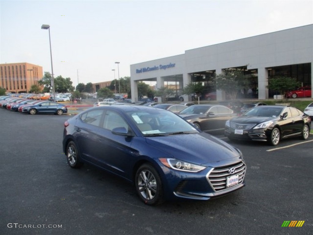 2017 Elantra SE - Lakeside Blue / Gray photo #1