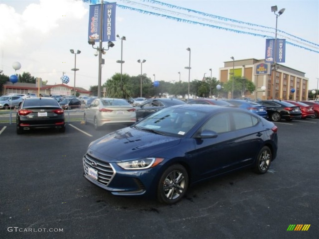 2017 Elantra SE - Lakeside Blue / Gray photo #3
