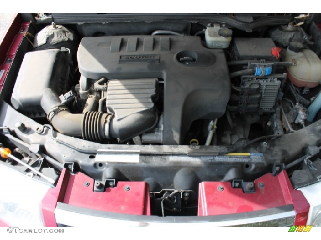 2007 ION 2 Sedan - Berry Red / Tan photo #6