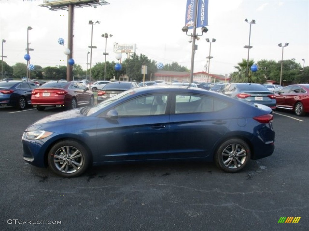 2017 Elantra SE - Lakeside Blue / Gray photo #4