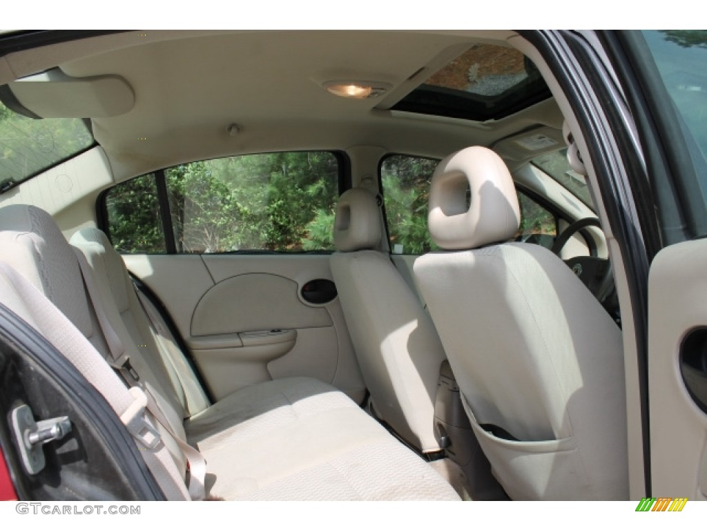 2007 ION 2 Sedan - Berry Red / Tan photo #8