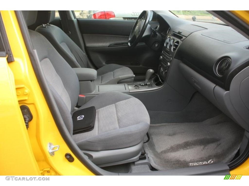 2003 MAZDA6 i Sedan - Speed Yellow / Gray photo #33