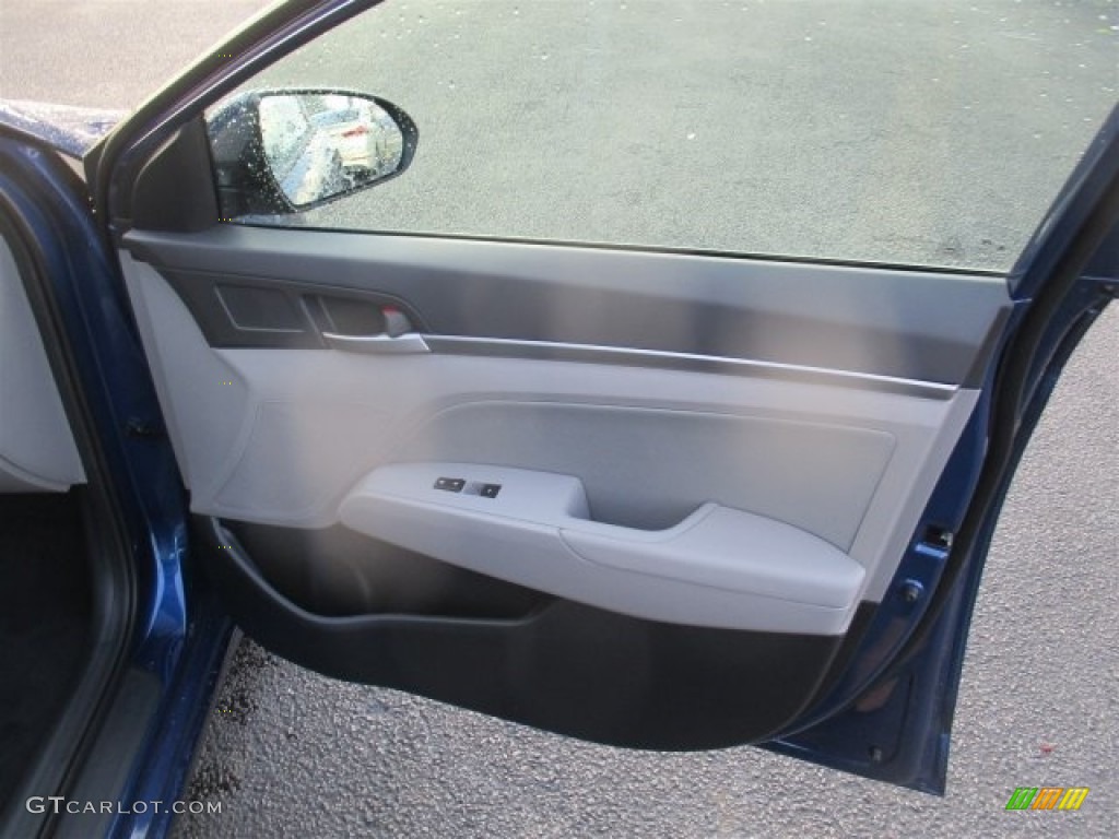 2017 Elantra SE - Lakeside Blue / Gray photo #11
