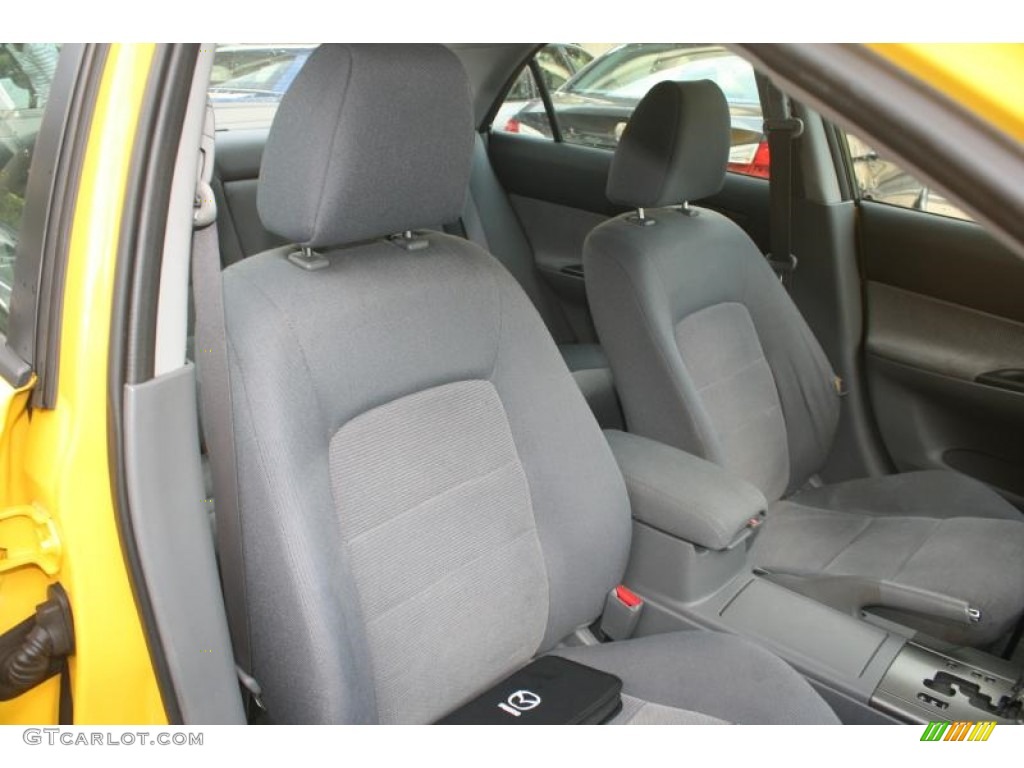 2003 MAZDA6 i Sedan - Speed Yellow / Gray photo #35