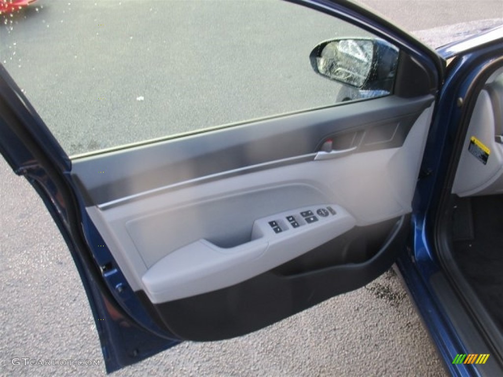 2017 Elantra SE - Lakeside Blue / Gray photo #17