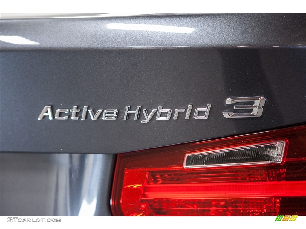 2013 3 Series ActiveHybrid 3 Sedan - Mineral Grey Metallic / Black photo #6