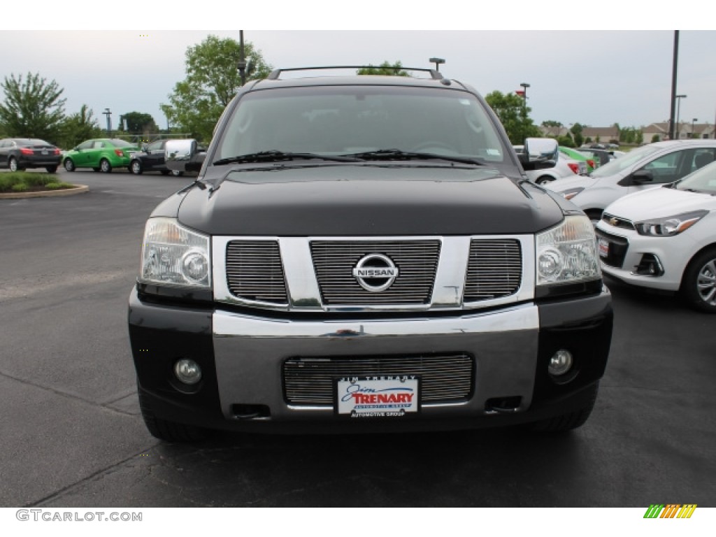 2006 Armada LE 4x4 - Galaxy Black / Sand Beige photo #8