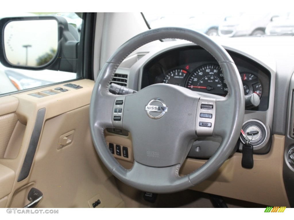 2006 Armada LE 4x4 - Galaxy Black / Sand Beige photo #11