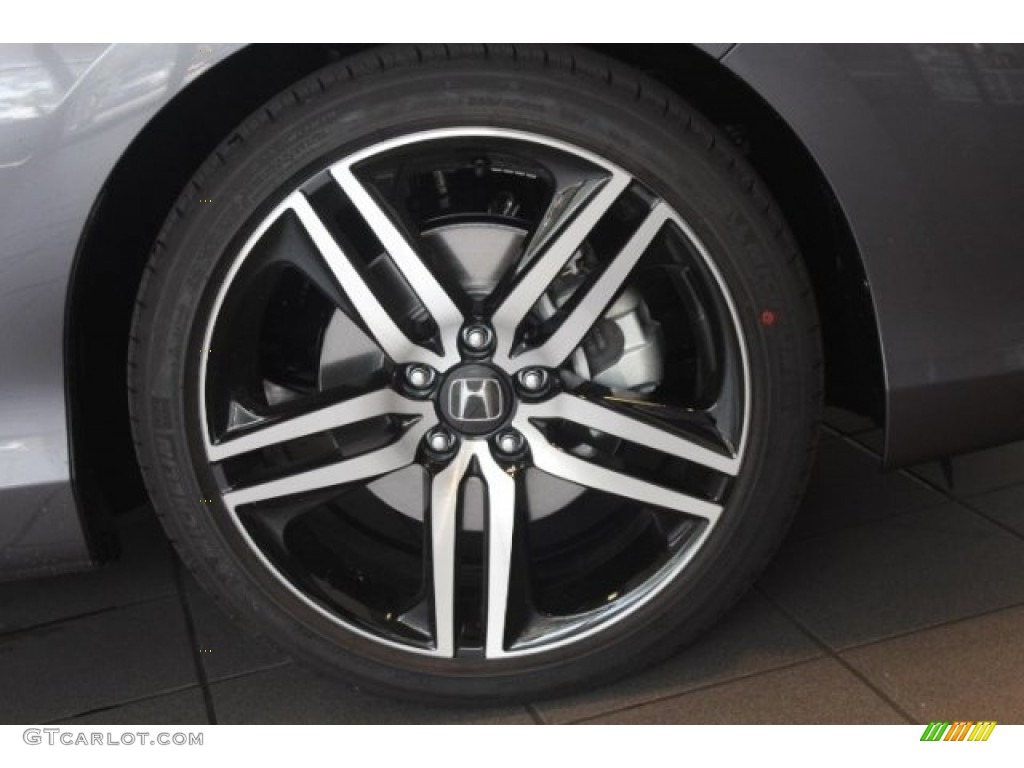 2016 Accord Touring Coupe - Modern Steel Metallic / Black photo #2