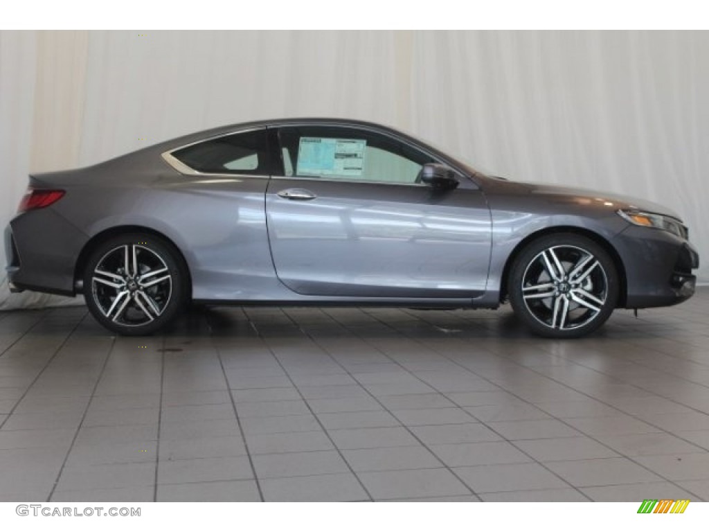 2016 Accord Touring Coupe - Modern Steel Metallic / Black photo #3