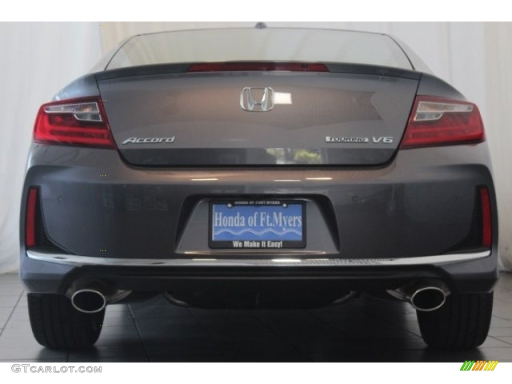2016 Accord Touring Coupe - Modern Steel Metallic / Black photo #6