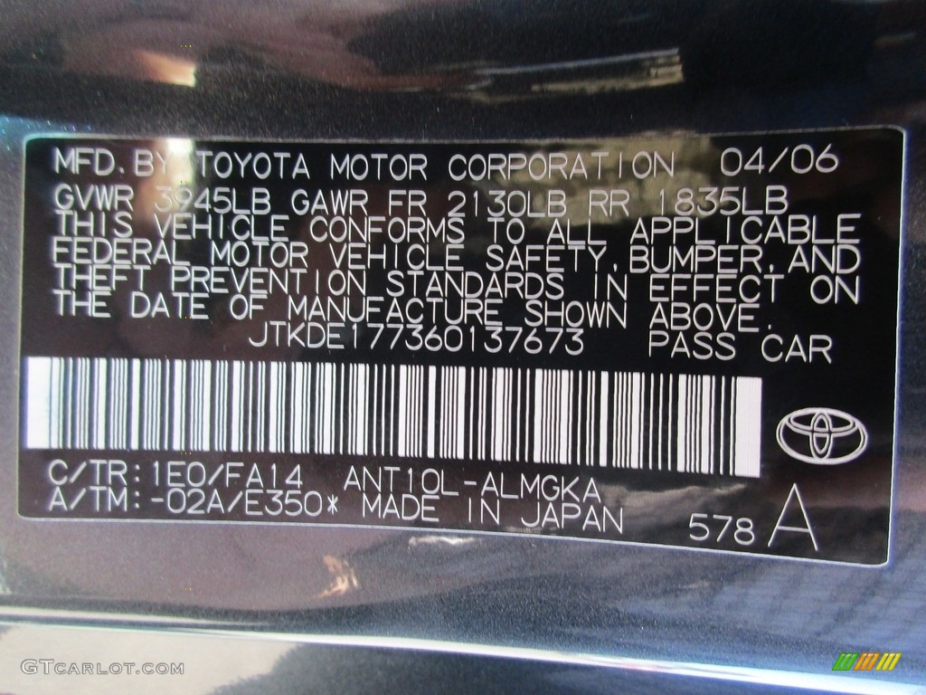 2006 tC  - Flint Mica / Dark Charcoal photo #23