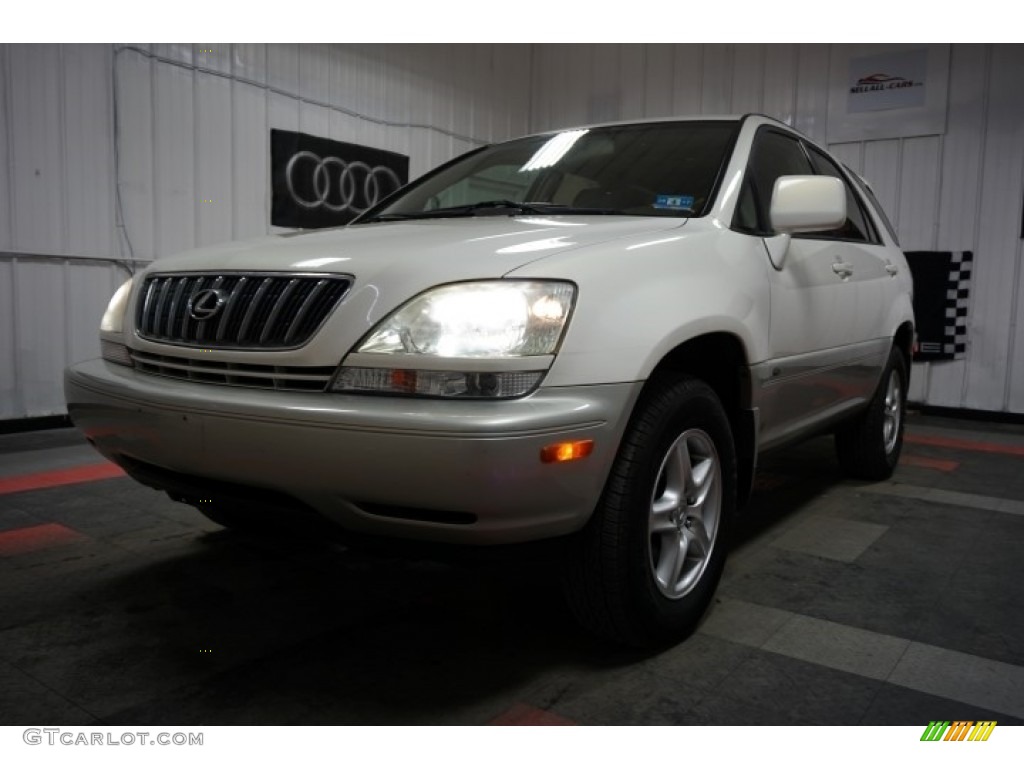 2001 RX 300 AWD - White Gold Crystal / Ivory photo #3