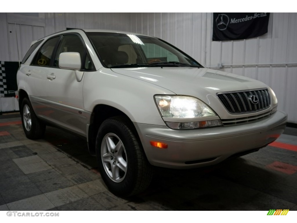 2001 RX 300 AWD - White Gold Crystal / Ivory photo #5