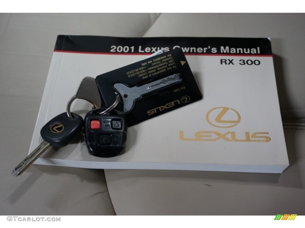 2001 RX 300 AWD - White Gold Crystal / Ivory photo #49