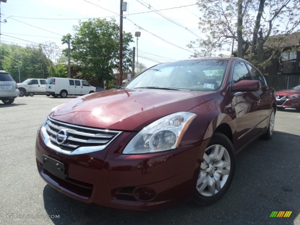 2010 Altima 2.5 S - Tuscan Sun Red / Charcoal photo #1