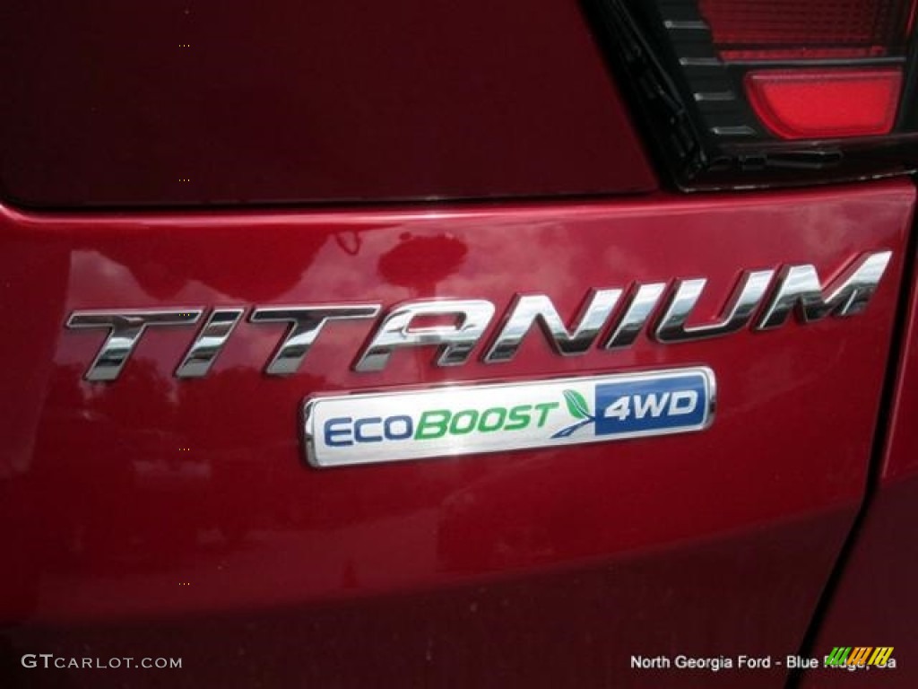 2017 Escape Titanium 4WD - Ruby Red / Medium Light Stone photo #39