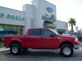 2004 Bright Red Ford F150 XLT SuperCrew 4x4  photo #2