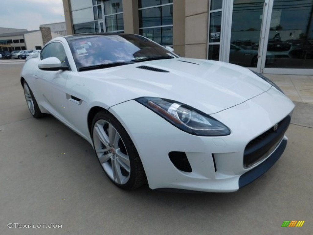 Polaris White 2017 Jaguar F-TYPE Premium Coupe Exterior Photo #113001592