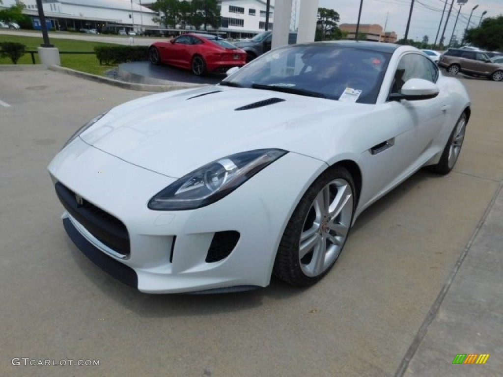 Polaris White 2017 Jaguar F-TYPE Premium Coupe Exterior Photo #113001796