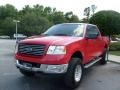 2004 Bright Red Ford F150 XLT SuperCrew 4x4  photo #7