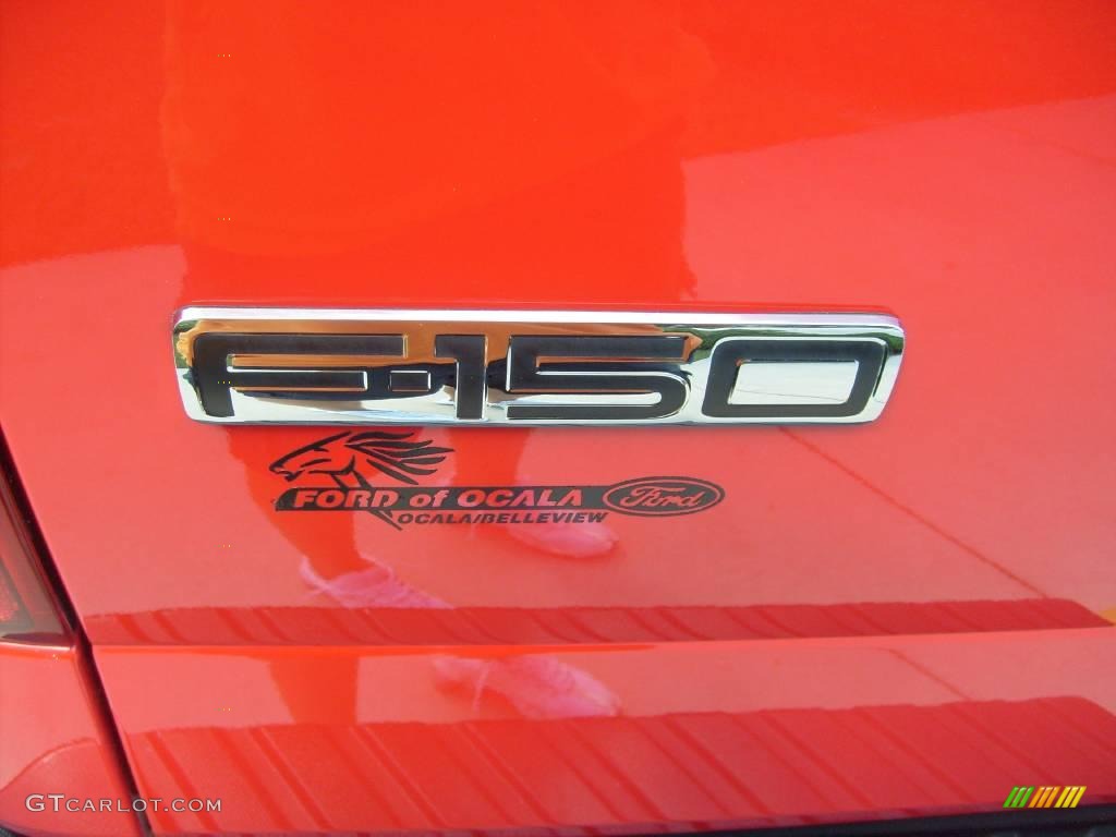 2004 F150 XLT SuperCrew 4x4 - Bright Red / Dark Flint photo #10