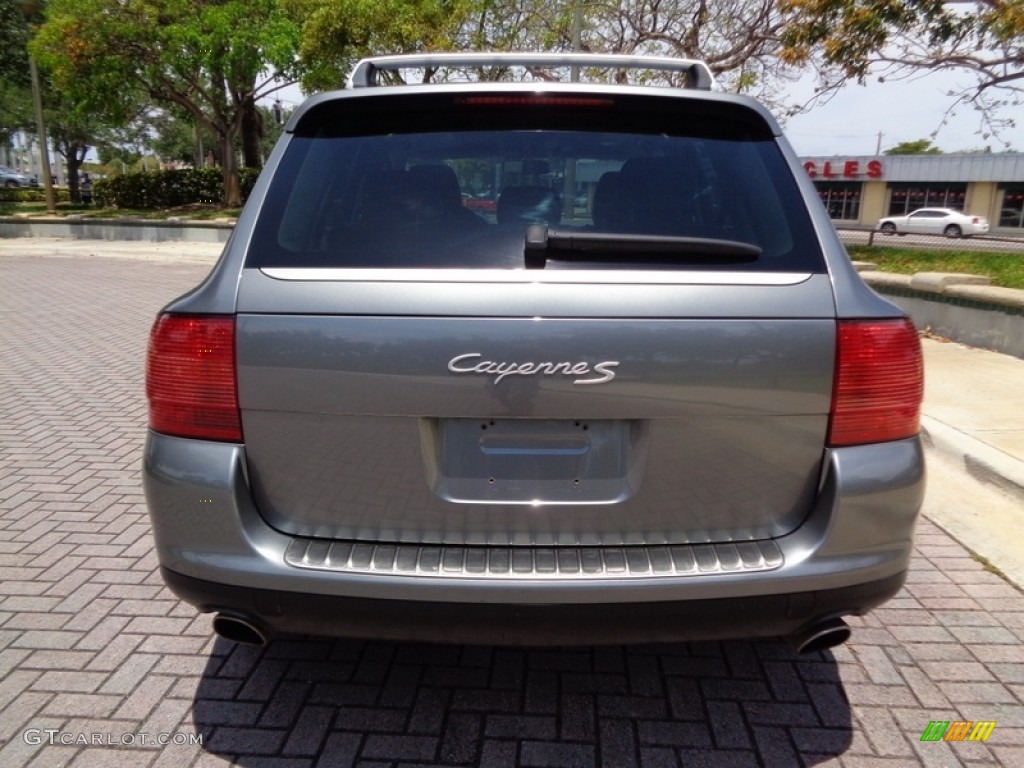 2004 Cayenne S - Titanium Metallic / Stone/Steel Grey photo #8
