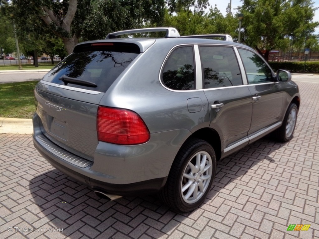 2004 Cayenne S - Titanium Metallic / Stone/Steel Grey photo #10