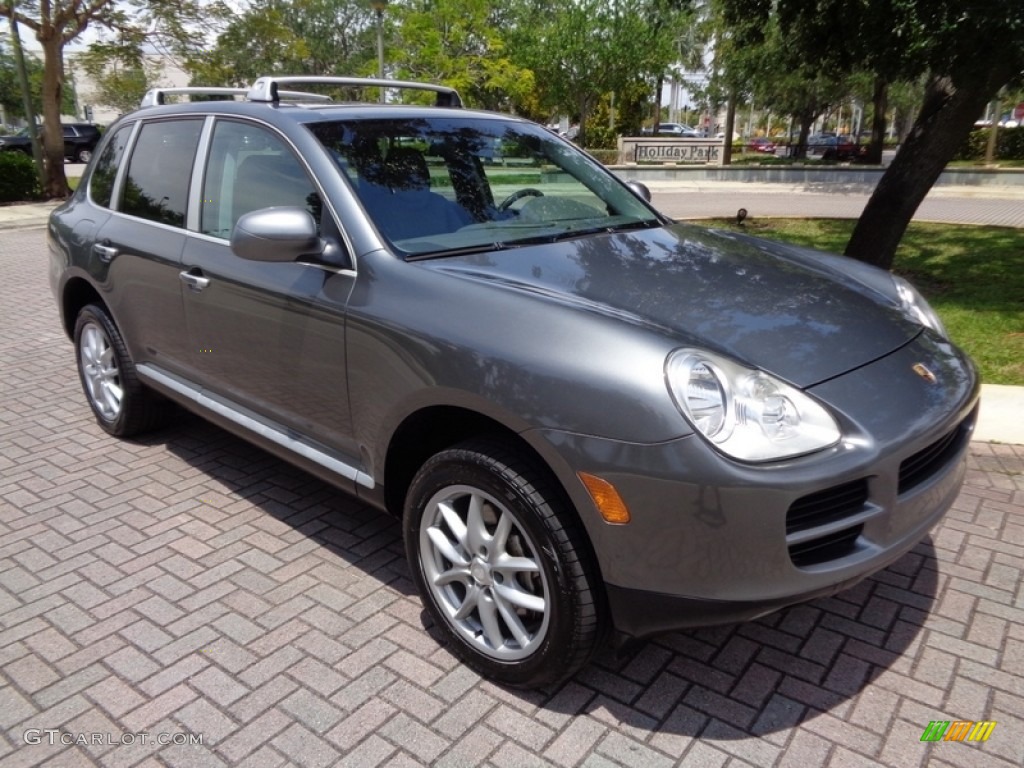 2004 Cayenne S - Titanium Metallic / Stone/Steel Grey photo #15