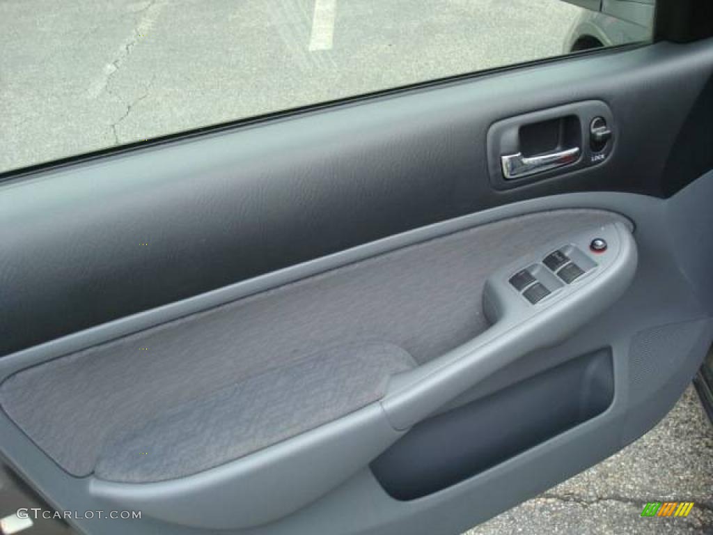 2004 Civic Hybrid Sedan - Magnesium Metallic / Gray photo #14