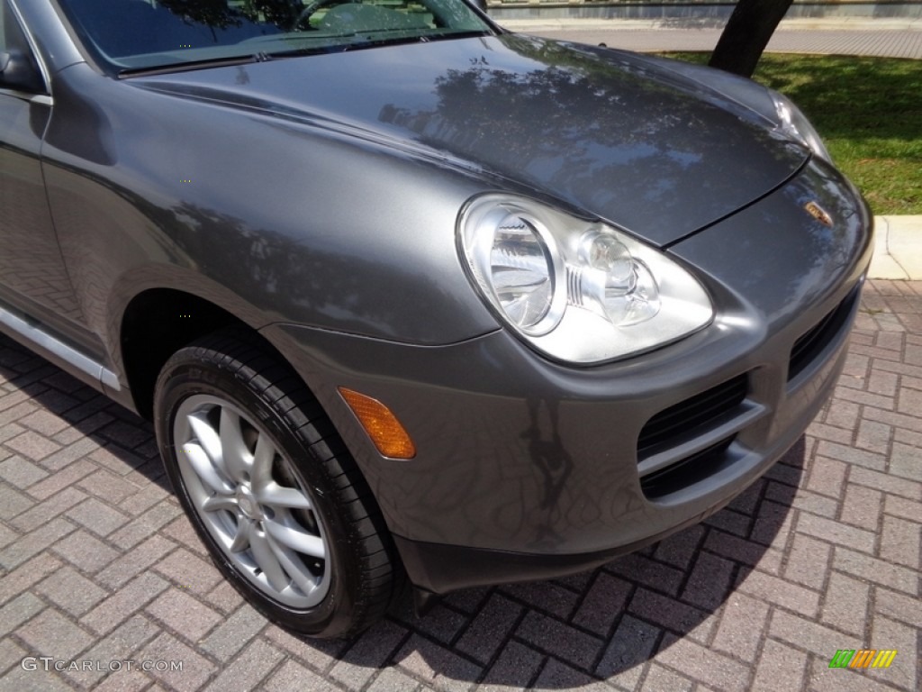 2004 Cayenne S - Titanium Metallic / Stone/Steel Grey photo #21