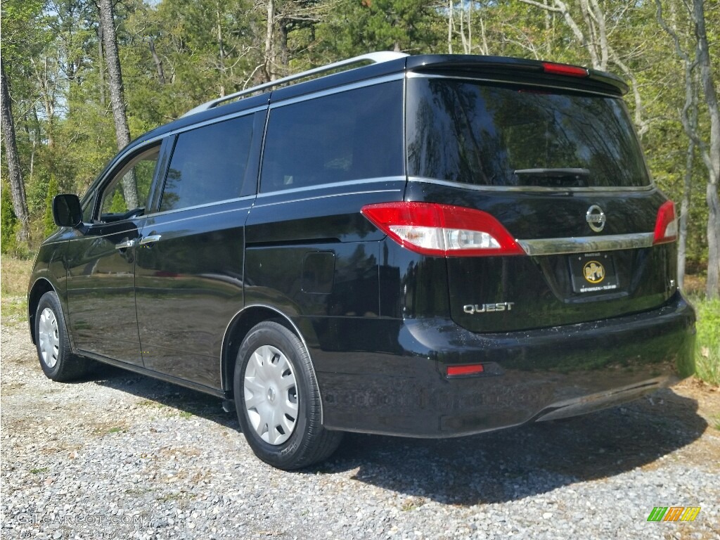 2012 Quest 3.5 S - Super Black / Beige photo #4