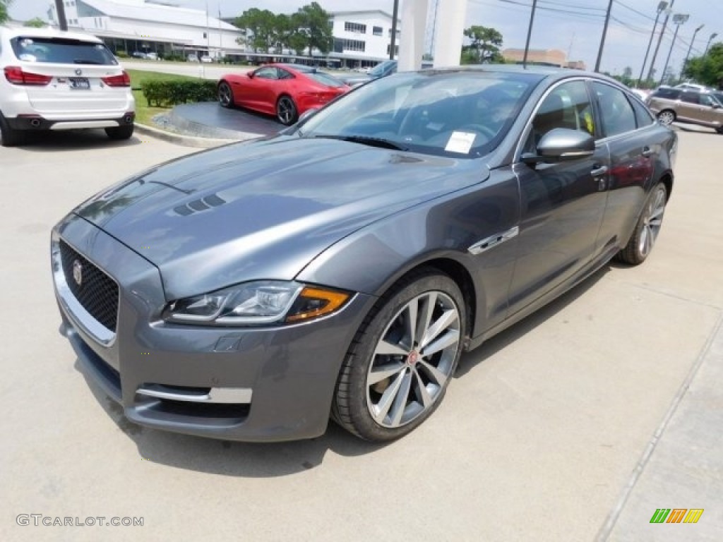 2016 XJ 3.0 - Ammonite Grey Metallic / Jet/Ivory photo #11