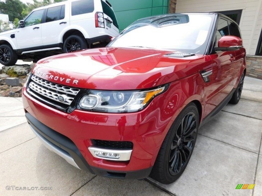 2016 Range Rover Sport HSE - Firenze Red Metallic / Ebony/Ebony photo #11