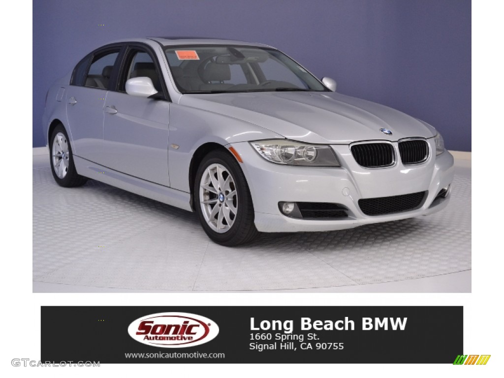 2010 3 Series 328i Sedan - Titanium Silver Metallic / Gray Dakota Leather photo #1