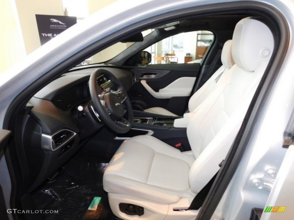 First Edition Light Oyster Houndstooth Interior 2017 Jaguar F-PACE 35t AWD First Edition Photo #113007337
