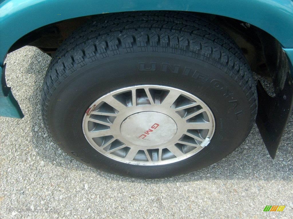 1995 Jimmy SLE 4x4 - Bright Teal Metallic / Gray photo #9