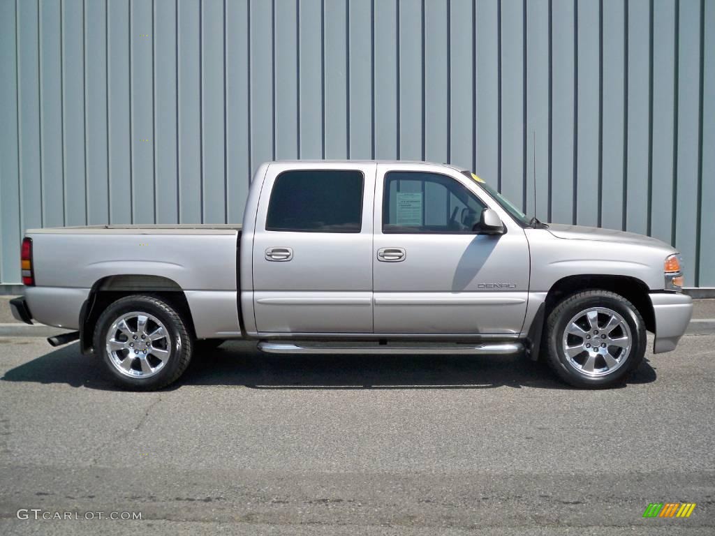 2006 Sierra 1500 Denali Crew Cab 4WD - Silver Birch Metallic / Stone Gray leather photo #2