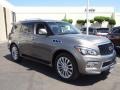 2015 Smoky Quartz Infiniti QX80 AWD  photo #4