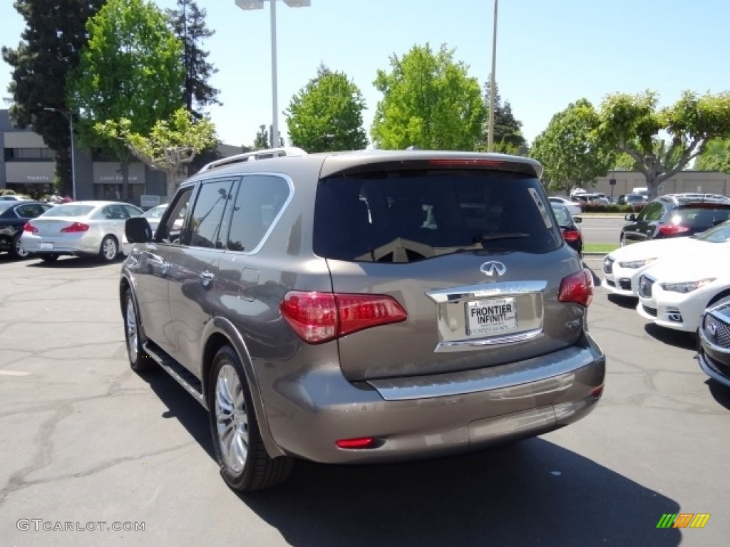 2015 QX80 AWD - Smoky Quartz / Graphite photo #7