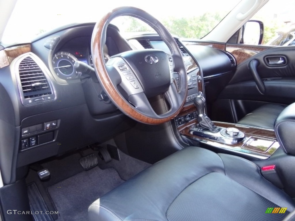 2015 QX80 AWD - Smoky Quartz / Graphite photo #11